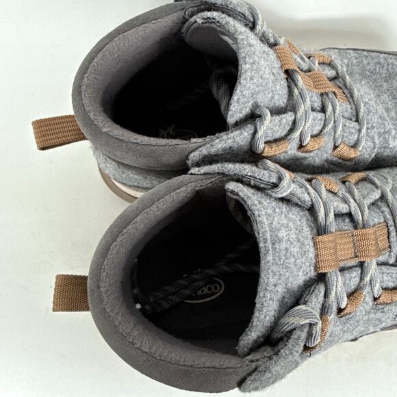 Chaco Borealis Ledge Hiking Boots Women's 9 Gray Lace-Up Ankle Waterproof - Picture 9 of 10